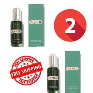 La Mer The Micro Peel 1 fl oz | Luxury Exfoliating Treatment Brand New Pack of 2